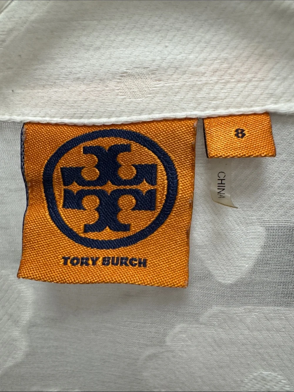 Tory Burch size 8 tunic, excellent condition size 8